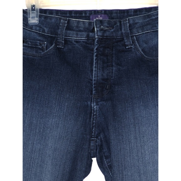 NYDJ Blue Jeans with Flat Button Zipper Front Closure - Picture 6 of 8